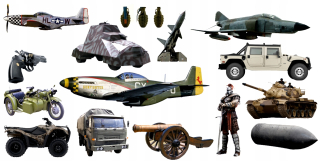 Samolepky do detskej izby - Nálepka na nálepky na nálepku Militaria Tank Weapon