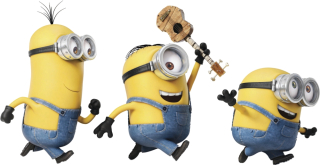 Destké samolepky - Nástenné nálepky Minionki 05 50x26 cm