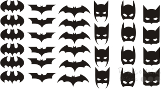 Destké samolepky - NÁLEPKY NÁLEPKY NA STENU NÁBYTOK BATMAN