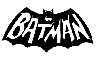 Samolepky do detskej izby - Logo steny loga Batman známka 100 cm