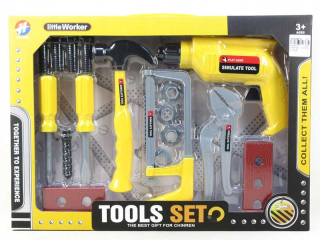 Nástroje Keys vŕtačka 17 elementov. BigToys 9138