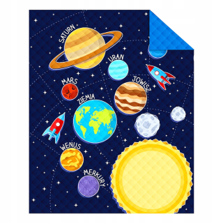 Prikrývka, prehozy na posteľ - Planéta 170x210 mládežnícke posteľ postele