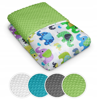 Prikrývka, prehozy na posteľ - Bedspread pre posteľ 60x120 cm prikrývka Kapa s Minky