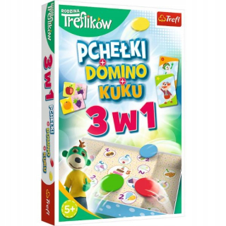 ND17_GR-7689 Pcheets / Domino / Kuku Game 3v1 Trefl