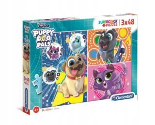 Zajačik Bing - ND17_PU-9221 Clementoni Puzzle 3x48el šteňa Pa