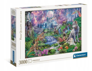 ND17_PU-9867 Clementoni Puzzle 3000el Moonlit Wild