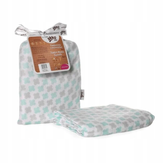 Chránič do detskej postielky - ND19_BMB120041 Bamboo Muslin Swaddle XKKO