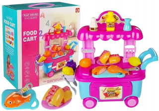 ND24_4235 Portable Shop Fast Food Market Toy +