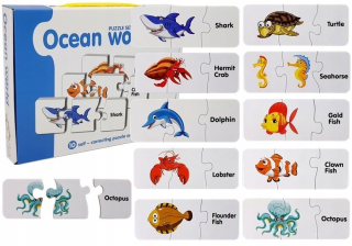 ND24_7808 vzdelávacie puzzle skladačky Oceans svet