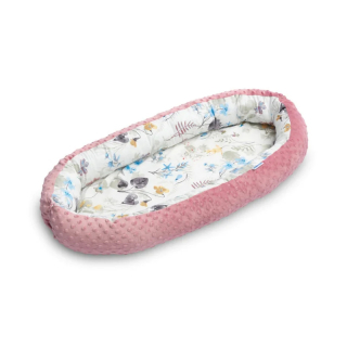 Hniezdo pre bábätko - Nd33_sillo-22872 Nest/Cocoon Minky 70x30 Retro