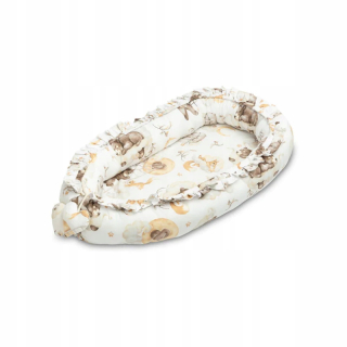 Hniezdo pre bábätko - ND33_SILLO-22842 Nest/COCOON VELVET SEN BEIGE