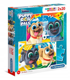 Zajačik Bing - ND39_457289 -Puzzle 2x20el CLM 24767 šteňa do palubu