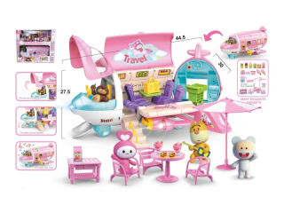 ND40_7144236 Airplane 40 CM. + Medvede SKUPINA
