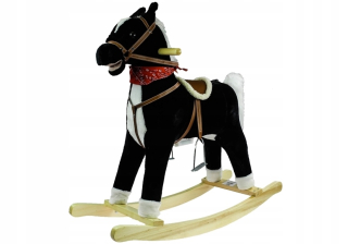 Ndl 2250 hojdací kôň 74 cm čierna a biela