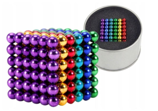 Stavebnica - NEOCUBE Magnetické gule blokuje 5 mm 216ks