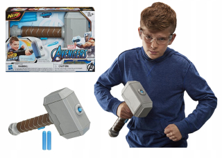AVENGERS NERF THOR HAMMER Výfuková E7379