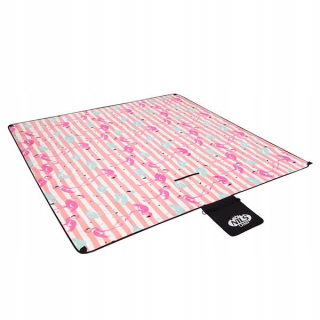 Prikrývka, prehozy na posteľ - Nils Beach Picnic Deka Solid 200x200 cm