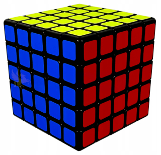 Nový 5x5 puzzle kocka veľmi rýchla black