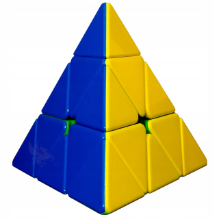 Nová kocka pyramída 3x3 farebné Pyraminx pôst