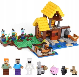 Minecraft  - Nové bloky minecraft farma obec môj svet dom pl