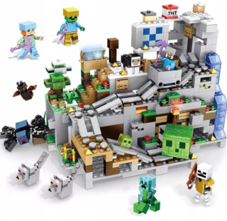 Minecraft - Nové bloky Minecraft Mountain Cave Train 1000E