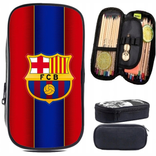 NOVÝ 3D FUTBAL 3D PENCASE VEĽKÝ FC BARCELONA