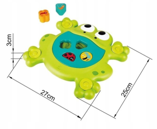 Daj mi Frog kúpeľ veda tvarov HAPE