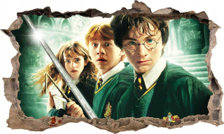 Samolepky do detskej izby - Harry Potter 3D nálepka xxxxxl 166cm x 100 cm č. 3