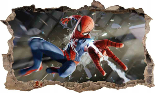 Samolepky do detskej izby - Nálepkový plagát na stene Spiderman 3d xxxxxl č. 7