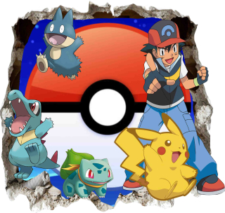 Pokémon - Nálepka do detskej izby POKEMON