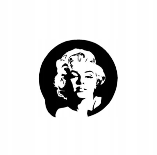 Samolepky do detskej izby - Nálepka na nábytok, stena, sklo Marylin Monroe XL