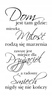 Destké samolepky - Samostatná nálepka na motto na stenu