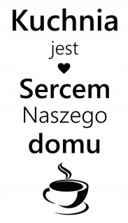 Samolepky do detskej izby - Nálepka na kuchynskú stenu je srdcom nášho domu
