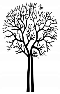 Samolepky do detskej izby - STRUE STRUE TREE pre spálňu 200 cm