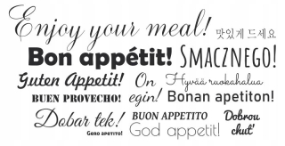Samolepky do detskej izby - Nálepky na nálepky na stenu nápisy pre kuchyňu