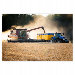 Samolepky do detskej izby - Nálepky 120x80 Harvester Harvester Tractor