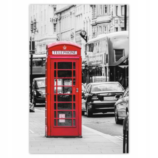 Samolepky do detskej izby - Nálepky 62x93 London Telefonet Book