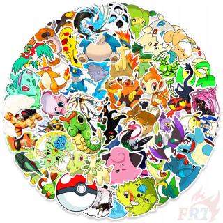 Samolepky do detskej izby - Nálepky Pokemon Go nalepili 100 ks pre notebook