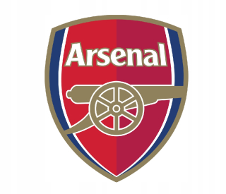 Samolepky do detskej izby - Futbalové nálepky Arsenal pre stenu 50 cm!