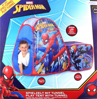 Detský domček, detský stan - Stan SPIDER-MAN SAMOSTATNE INŠTALUJÚCI tunel