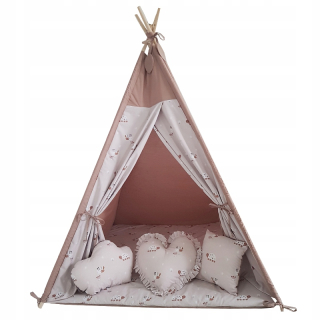 Baldachýn nad postieľku - Tipi Tipi Eco Bee Bege
