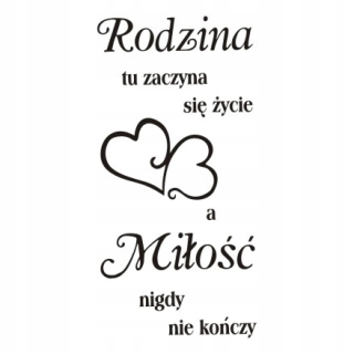 Samolepky do detskej izby - Nápis na stene, nálepka - rodina ... - 209