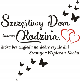 Destké samolepky - Nápis na stene nálepky Happy House 284