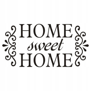 Samolepky do detskej izby - Nápis na stene House House - Home Sweet Home 189