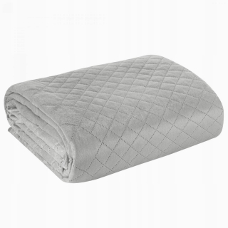 Prikrývka, prehozy na posteľ - Bedspread prešívaná prikrývka Luiz3 170x210 Silver Plaid