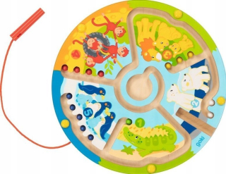 Science počítanie Maze Magnetic Zoo Goki