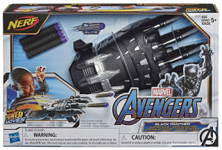 Nerf Blaster čierny panter Avengers pazúry ruky