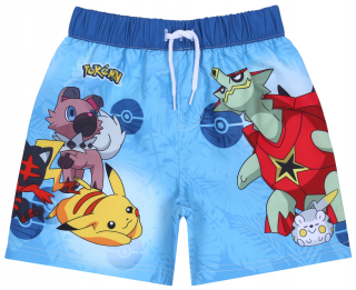 Modrý chlapci kúpacích šortiek Pokémon 116