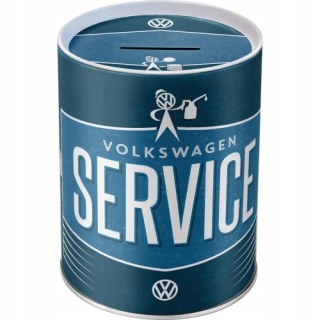 Detská pokladnička - Nostalgická umelecká prasiatka banka VW Service