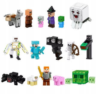 Minecraft - NOVÉ SET 18 FIGURINES MINECRAFT MY SVETA